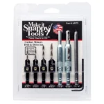 Make it snappy tools CABINET MAKERS COUNTERSINK HINGE BITS & SQUARE DRIVE SET 43572 set